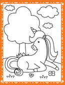 Unicorn Neon Colour and Sticker Dots Book  Over 500 Stickers