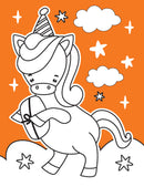 Unicorn Neon Colour and Sticker Dots Book  Over 500 Stickers