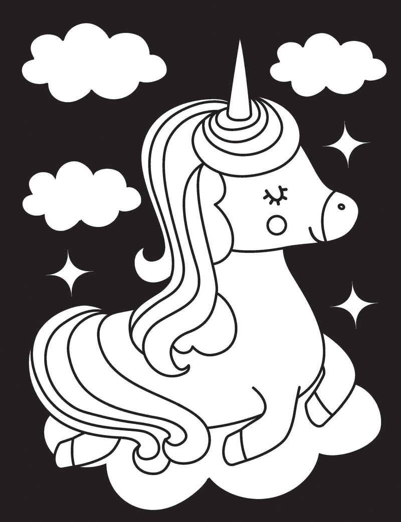 Unicorn Neon Colour and Sticker Dots Book  Over 500 Stickers