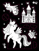 Unicorn Neon Colour and Sticker Dots Book  Over 500 Stickers