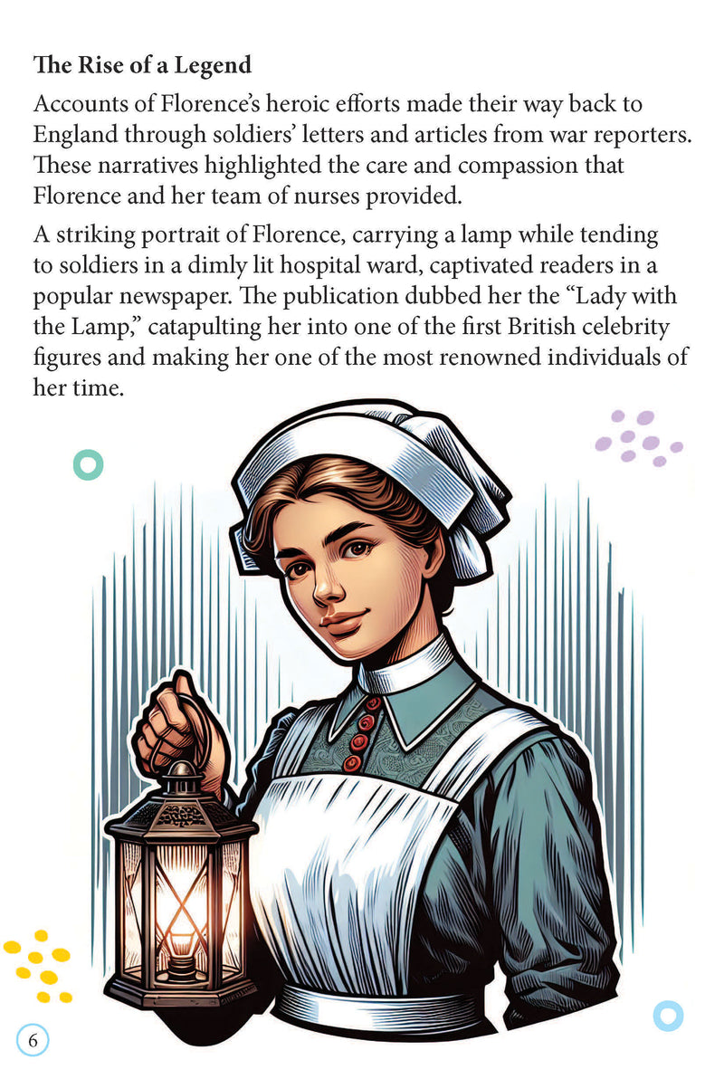 Florence Nightingale  Icons of Inspiration  Illustrated Biography for Kids Age 6 - 12 Years
