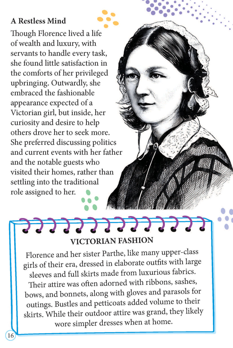 Florence Nightingale  Icons of Inspiration  Illustrated Biography for Kids Age 6 - 12 Years