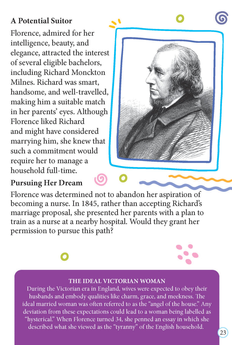 Florence Nightingale  Icons of Inspiration  Illustrated Biography for Kids Age 6 - 12 Years