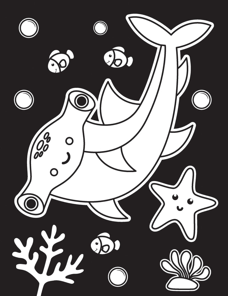 Under Ocean Neon Colour and Sticker Dots Book  Over 500 Stickers