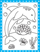 Under Ocean Neon Colour and Sticker Dots Book  Over 500 Stickers