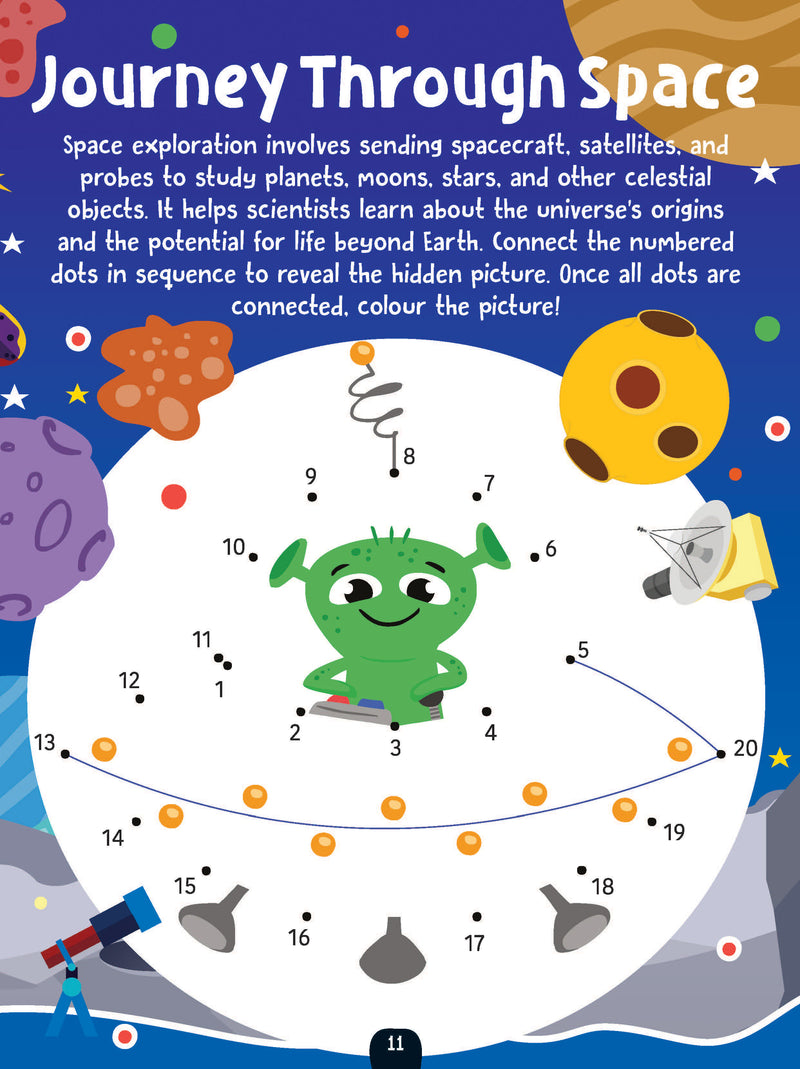 The Little Scientists Activity Book for Kids Age 5+