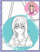 Colour Your Own Manga Book 2  With Free Manga Colouring Poster Age 4+
