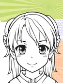 Colour Your Own Manga Book 2  With Free Manga Colouring Poster Age 4+