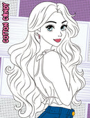Colour Your Own Manga Book 2  With Free Manga Colouring Poster Age 4+