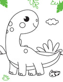 Dinosaur Neon Colour and Sticker Dots Book  Over 500 Stickers