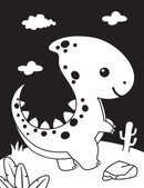 Dinosaur Neon Colour and Sticker Dots Book  Over 500 Stickers