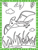 Dinosaur Neon Colour and Sticker Dots Book  Over 500 Stickers