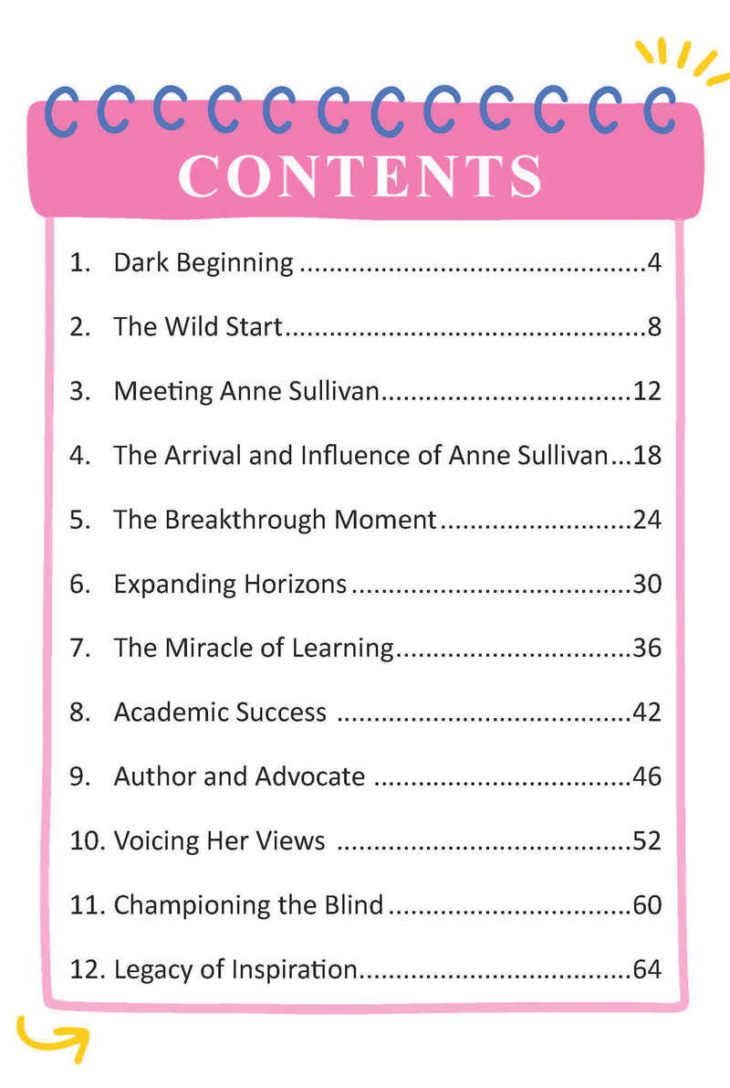 Helen Keller  Icons of Inspiration  Illustrated Biography for Kids Age 6 - 12 Years