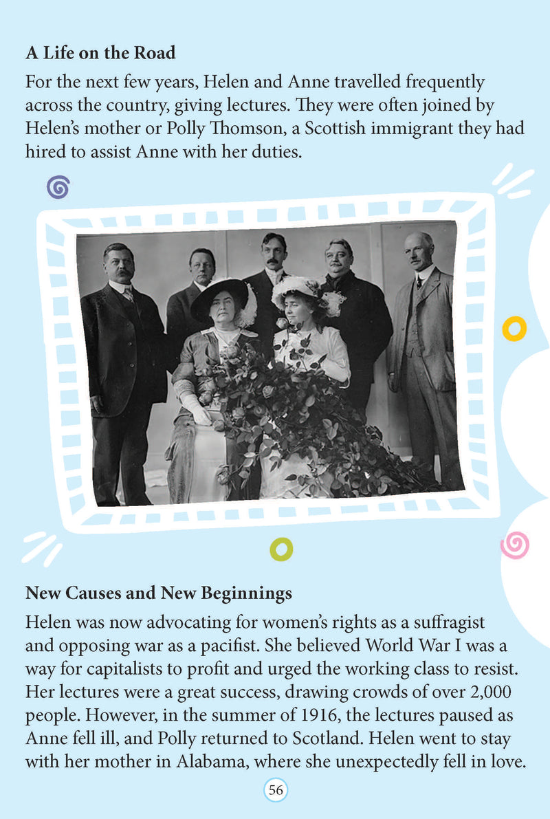 Helen Keller  Icons of Inspiration  Illustrated Biography for Kids Age 6 - 12 Years
