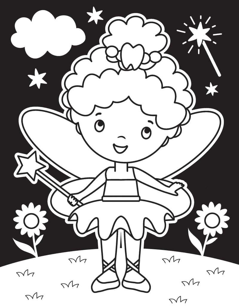 Little Fairy Neon Colour and Sticker Dots Book  Over 500 Stickers