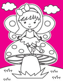 Little Fairy Neon Colour and Sticker Dots Book  Over 500 Stickers