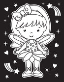 Little Fairy Neon Colour and Sticker Dots Book  Over 500 Stickers