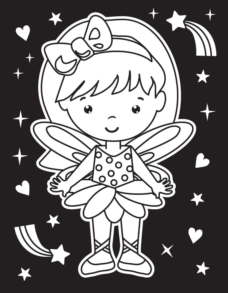 Little Fairy Neon Colour and Sticker Dots Book  Over 500 Stickers