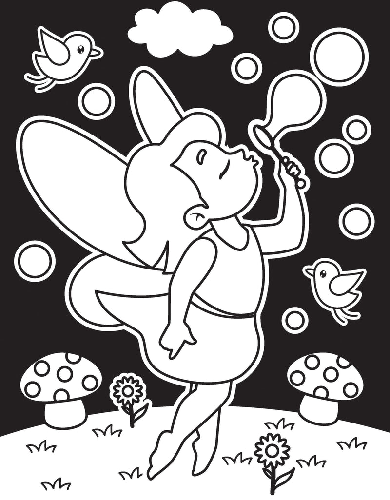 Little Fairy Neon Colour and Sticker Dots Book  Over 500 Stickers