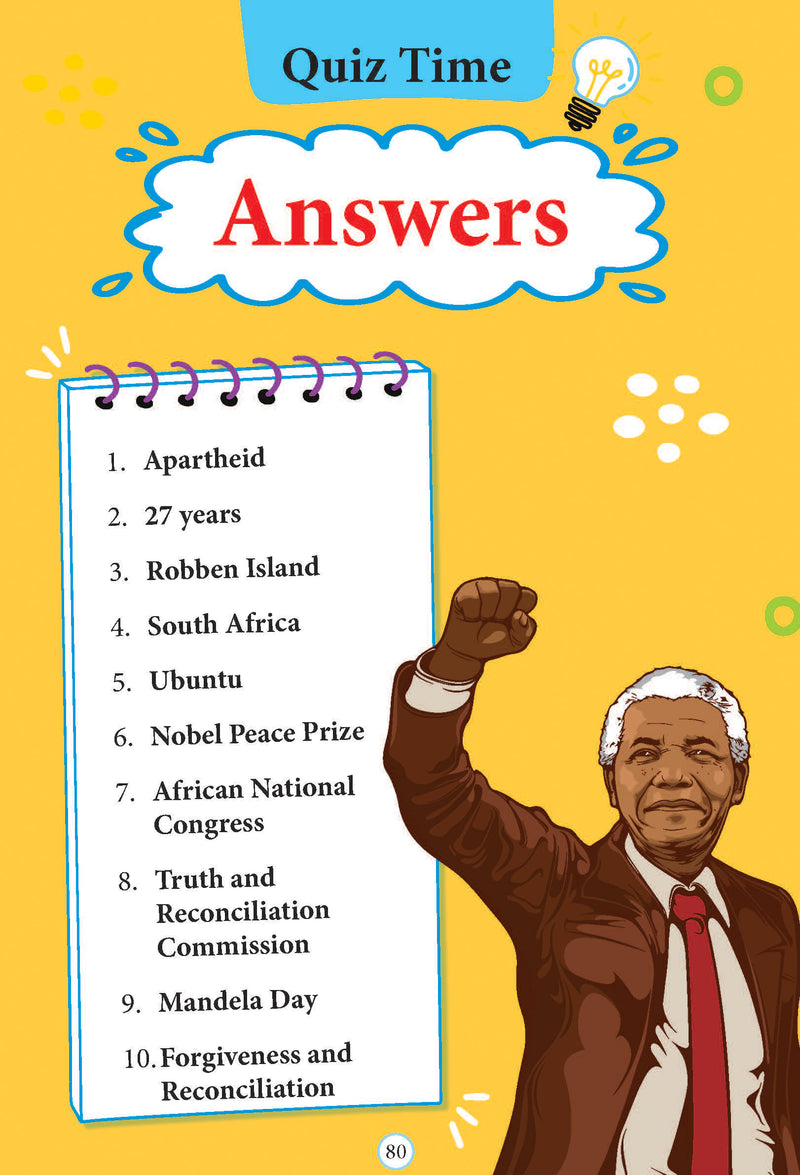 Nelson Mandela  Icons of Inspiration  Illustrated Biography for Kids Age 6 - 12 Years