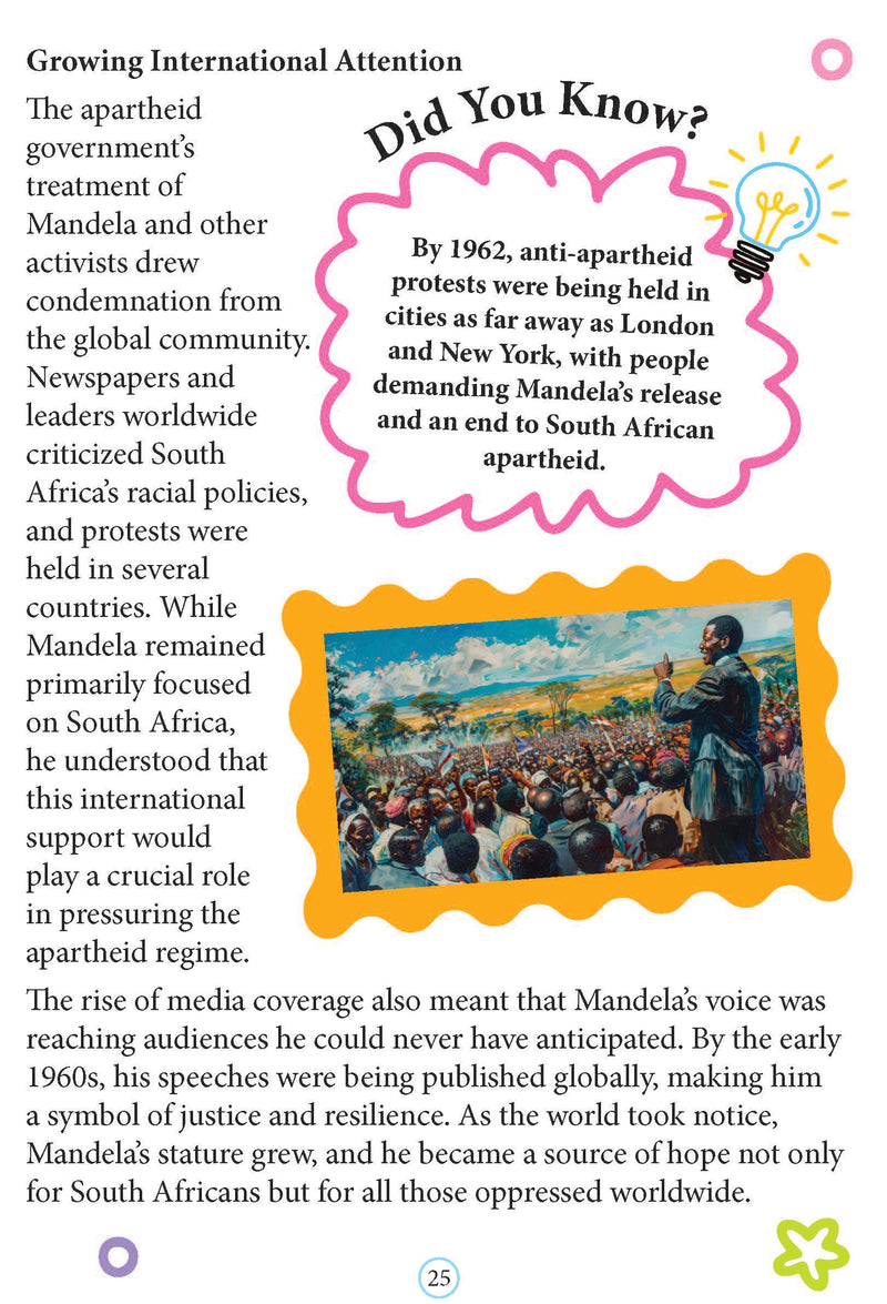 Nelson Mandela  Icons of Inspiration  Illustrated Biography for Kids Age 6 - 12 Years