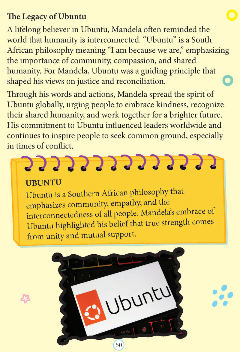 Nelson Mandela  Icons of Inspiration  Illustrated Biography for Kids Age 6 - 12 Years