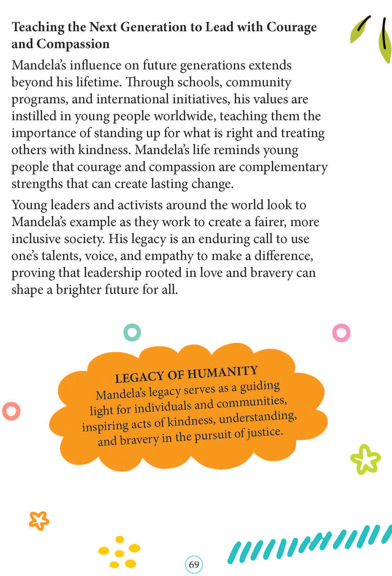 Nelson Mandela  Icons of Inspiration  Illustrated Biography for Kids Age 6 - 12 Years