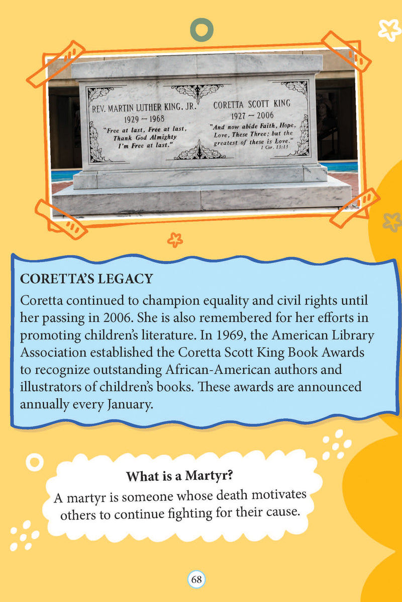 Martin Luther King  Icons of Inspiration  Illustrated Biography for Kids Age 6 - 12 Years