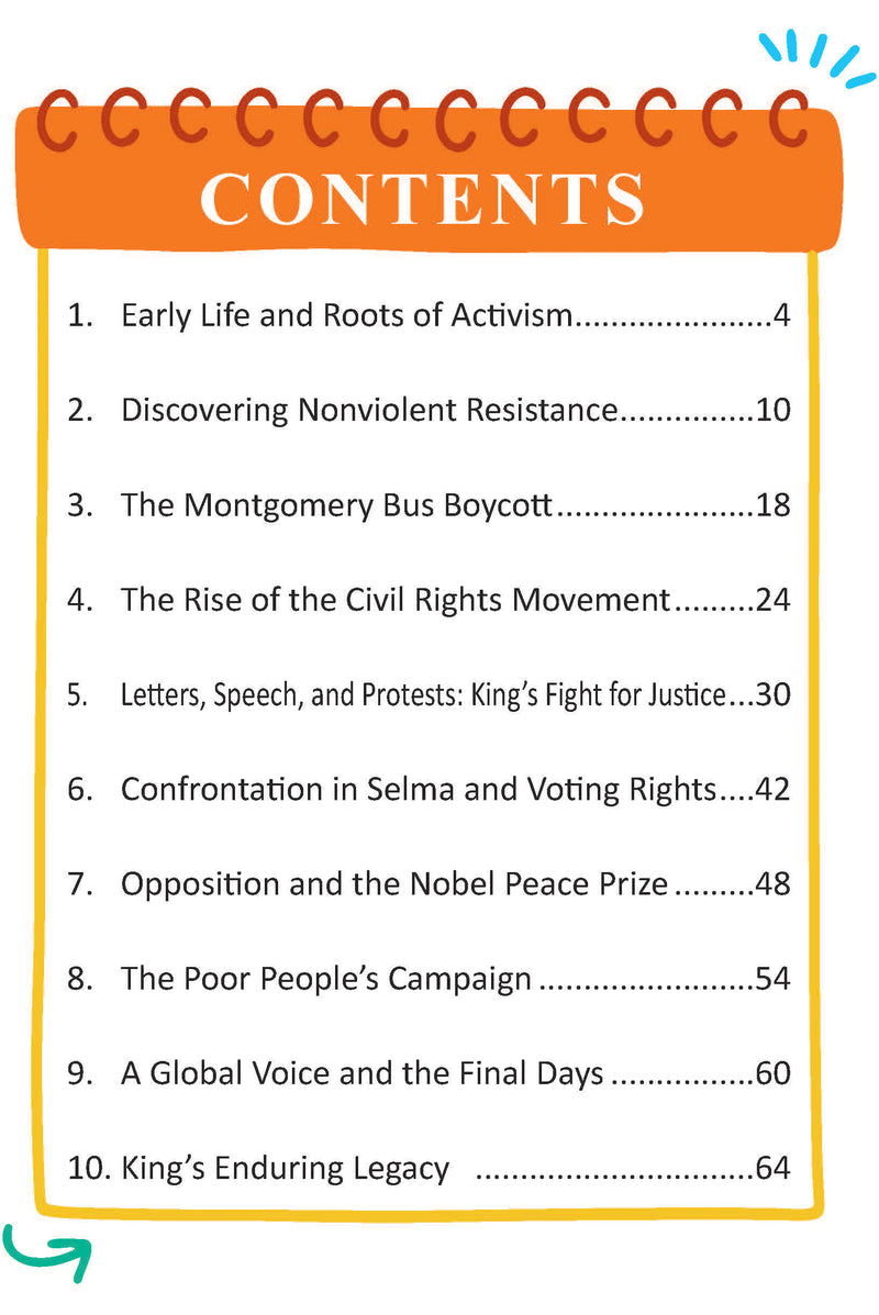 Martin Luther King  Icons of Inspiration  Illustrated Biography for Kids Age 6 - 12 Years