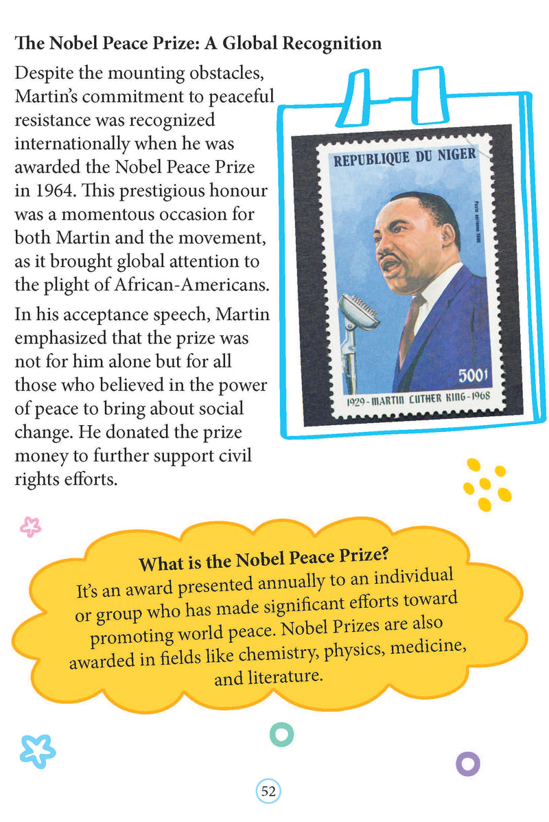 Martin Luther King  Icons of Inspiration  Illustrated Biography for Kids Age 6 - 12 Years