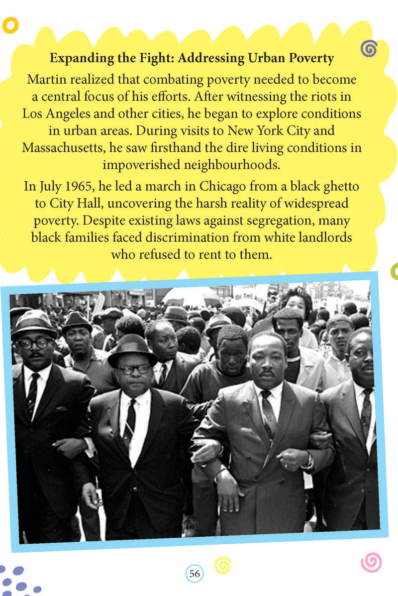 Martin Luther King  Icons of Inspiration  Illustrated Biography for Kids Age 6 - 12 Years