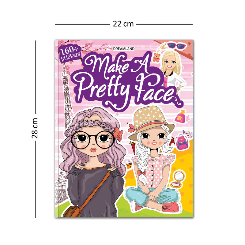 Make A Pretty Face and Nail Art, Hair Style Pack- 2 Books : Interactive & Activity Children Book by Dreamland Publications