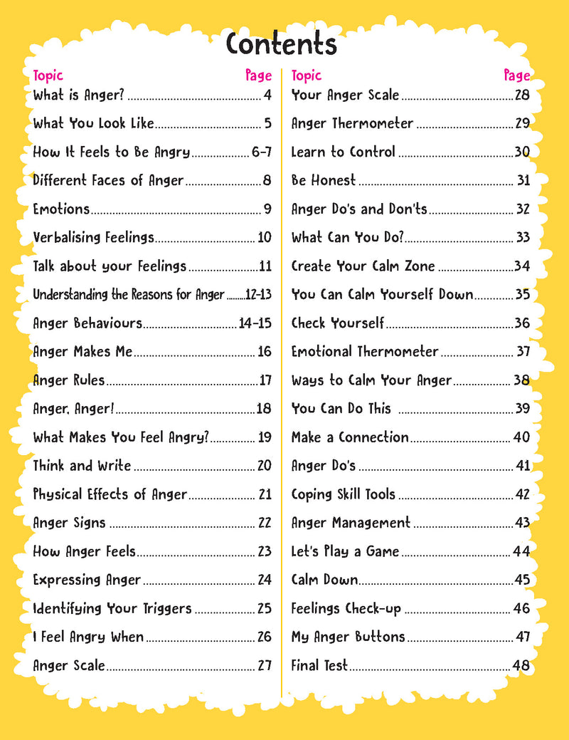 Anger Management - Finding Happiness Series : Children Interactive & Activity Book By Dreamland