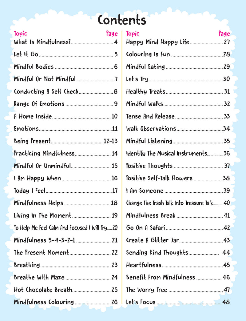 Mindfulness - Finding Happiness Series : Children Interactive & Activity Book By Dreamland