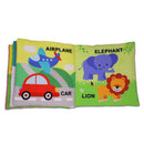 Baby My First Cloth Book First Words with Squeaker and Crinkle Paper, Non-Toxic Early Educational Toy for Toddler, Infants  : Children Cloth Books Book By Dreamland
