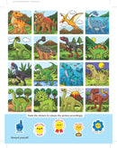 Dinosaurs- It's Colour time with Stickers : Children Drawing, Painting & Colouring Book By Dreamland