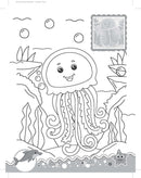 Ocean- It's Colour time with Stickers : Children Drawing, Painting & Colouring Book By Dreamland