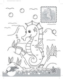 Ocean- It's Colour time with Stickers : Children Drawing, Painting & Colouring Book By Dreamland