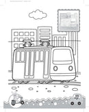 Vehicles- It's Colour time with Stickers : Children Drawing, Painting & Colouring Book By Dreamland