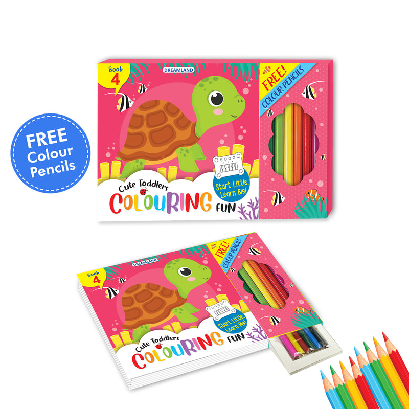 Cute Toddlers Colouring Fun Book 4 for Kids  : Children Colouring Book By Dreamland