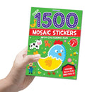 1500 Mosaic Stickers Book 1 with Colouring Fun  - Sticker Book for Kids Age 4 - 8 years