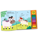 Fingerprint Art Activity Book for Children - Farm with Thumbprint Gadget : Children Colouring & Activity Book By Dreamland