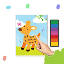 Fingerprint Art Activity Book for Children - Jungle with Thumbprint Gadget : Children Colouring & Activity Book By Dreamland