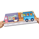 A City Tour on the Bus- A Shaped Board book with Wheels : Children Picture Book By Dreamland
