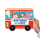 A Birthday on the Bus - A Shaped Board book with Wheels : Children Picture Book By Dreamland