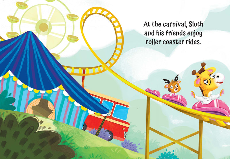 A Birthday on the Bus - A Shaped Board book with Wheels : Children Picture Book By Dreamland