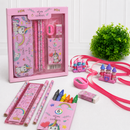 Unicorn Theme Stationery Rakhi Combo – Unicorn Pencil Box Set with Castle Rakhi for Kids