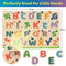 Little Berry My First Wooden Puzzle Tray (Set of 3): ABC, Numbers & Shapes - Knob and Peg Puzzle Multicolour - 36 Pegs