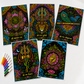 Sacred Mandala Poster Coloring Kit | 5 High-Quality Art Sheets | Indian Peaceful Activity for Mindfulness, Gifting, Kids, Adults, Teen, Women