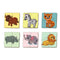 Mini Leaves 4 Piece Wild Animals Wooden Puzzle for Kids - Set of 6